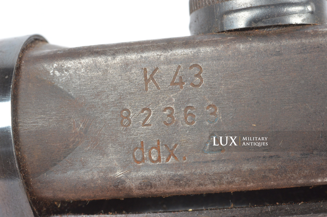 Rare lunette allemande tireur d’élite Zf4 pour fusil G/K43, « ddx » - photo 19
