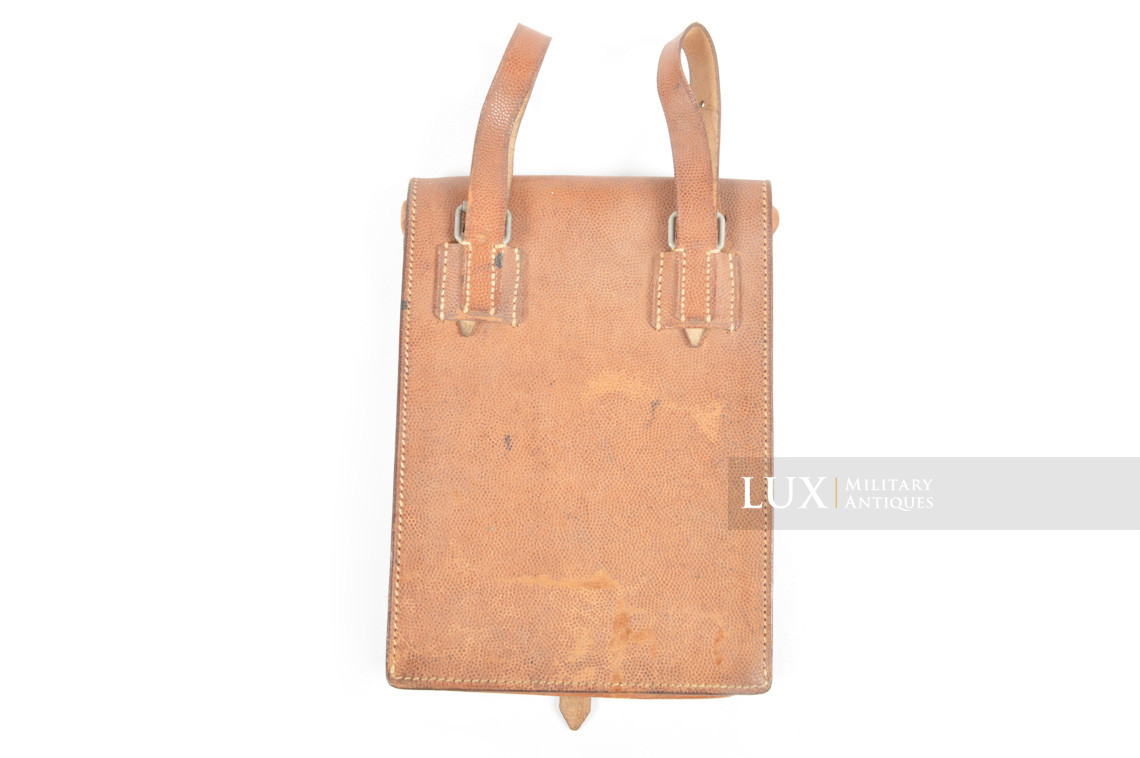 Porte cartes précoce en cuir brun naturel, « 1939 » - photo 10