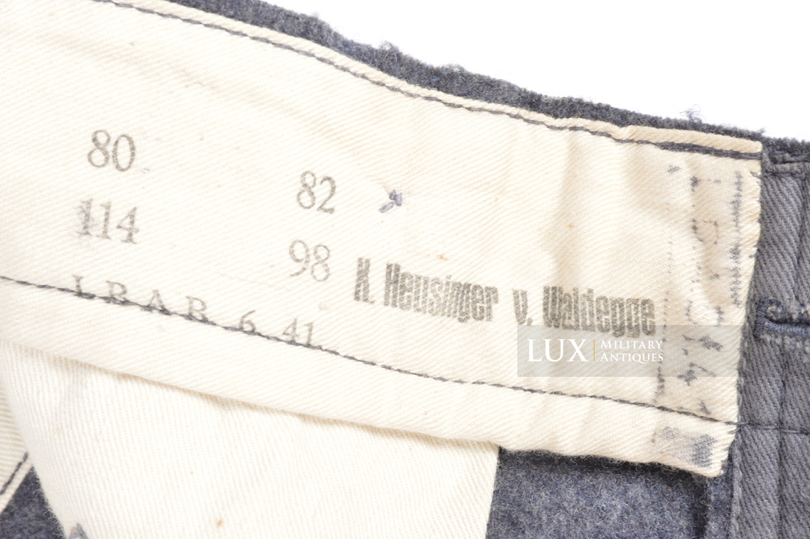 Pantalon M40 Luftwaffe précoce, « L.B.A.B. 41 » - photo 24