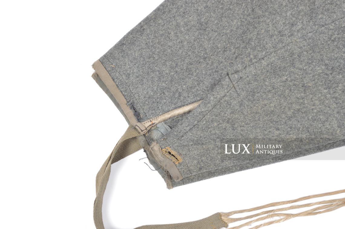 Rare pantalon de combat M36 Heer gris pierre, « LAGO » - photo 11