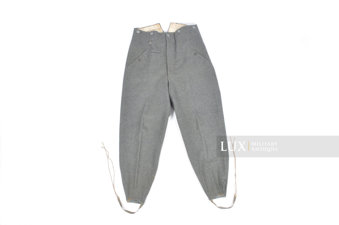 Rare pantalon de combat M36 Heer gris pierre, « LAGO » - photo 14