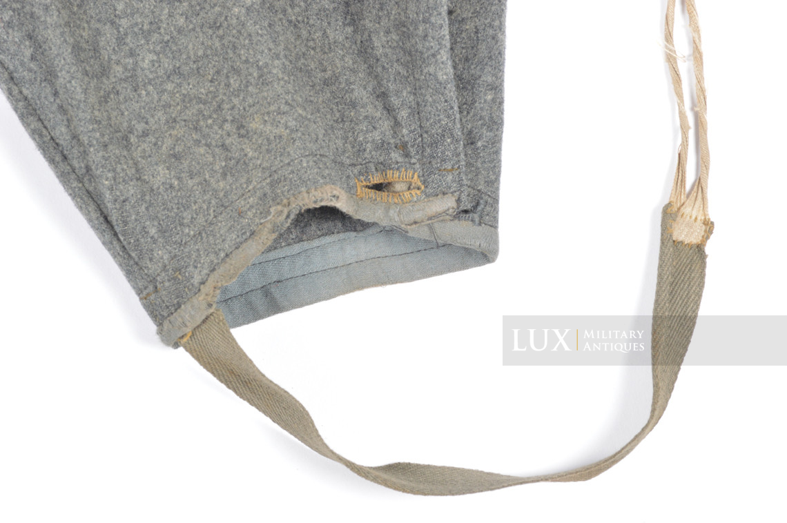 Rare pantalon de combat M36 Heer gris pierre, « LAGO » - photo 17