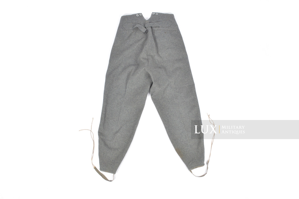 Rare pantalon de combat M36 Heer gris pierre, « LAGO » - photo 18