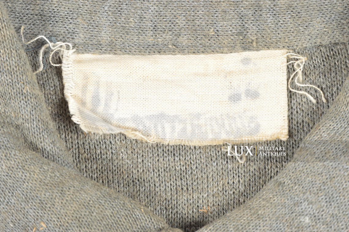 Chemise réglementaire Heer / Waffen-SS fin de guerre en laine, « RBNr » - photo 9