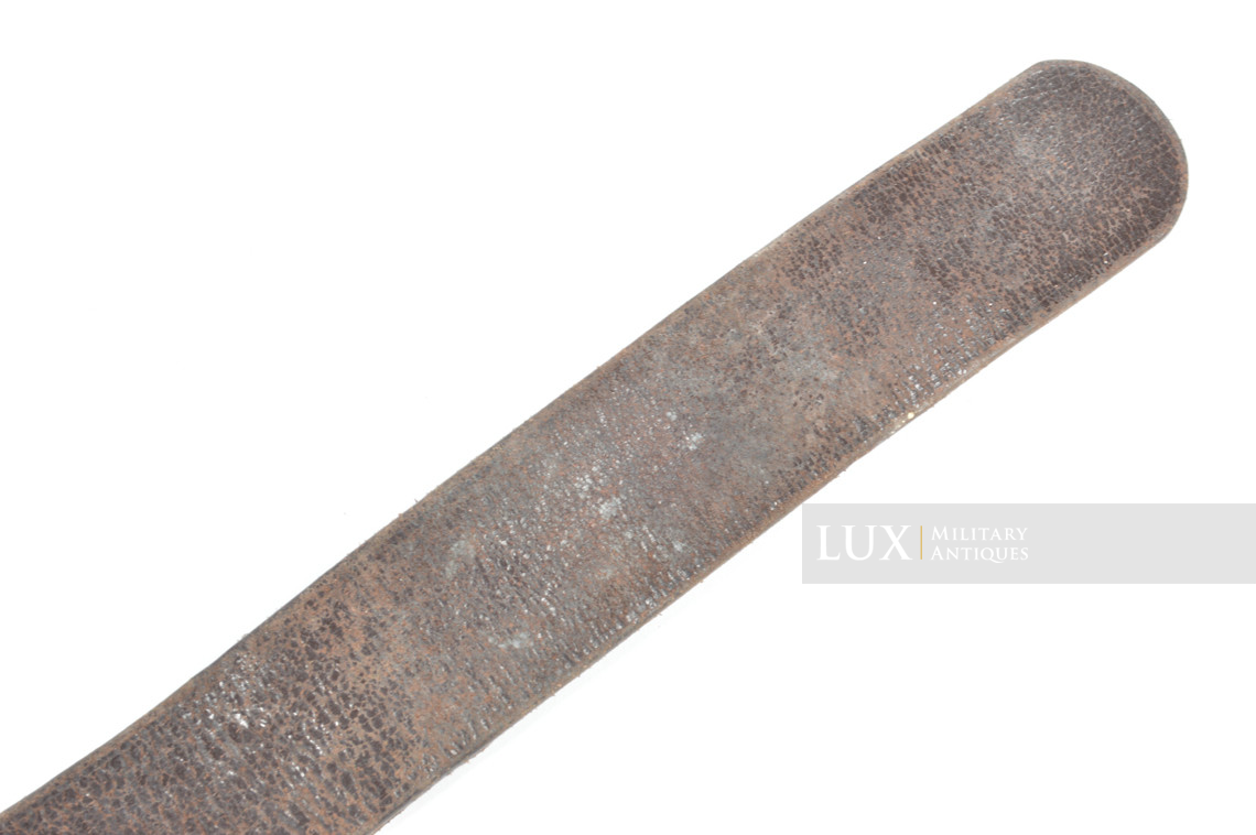 Cuir de ceinturon allemand Luftwaffe précoce en cuir brun chocolat - photo 10