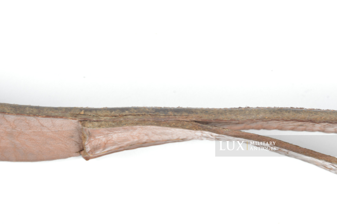 Cuir de ceinturon allemand Luftwaffe précoce en cuir brun chocolat - photo 13