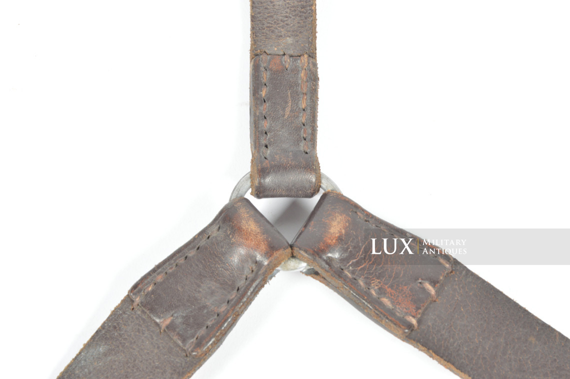Brelage Luftwaffe précoce en cuir brun chocolat, « L.B.A.(S.) - 1939 » - photo 8