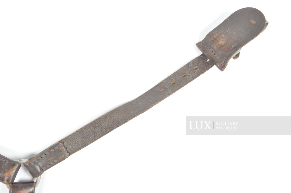 Brelage Luftwaffe précoce en cuir brun chocolat, « L.B.A.(S.) - 1939 » - photo 10