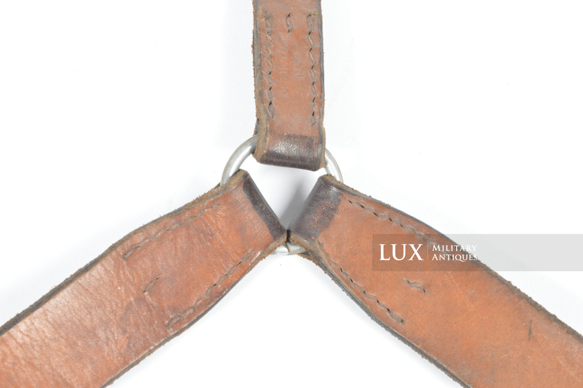 Brelage Luftwaffe précoce en cuir brun chocolat, « L.B.A.(S.) - 1939 » - photo 15