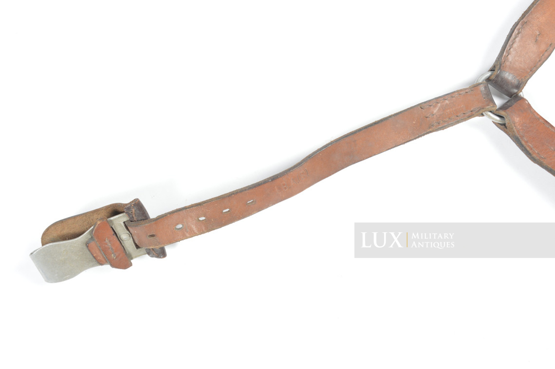 Brelage Luftwaffe précoce en cuir brun chocolat, « L.B.A.(S.) - 1939 » - photo 16