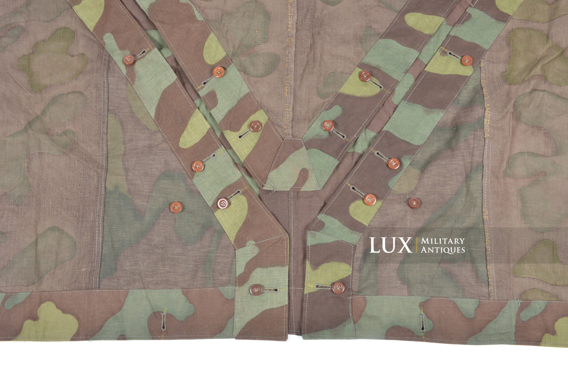 Rare German Heer / Luftwaffe italian camouflage shelter quarter / poncho - photo 20