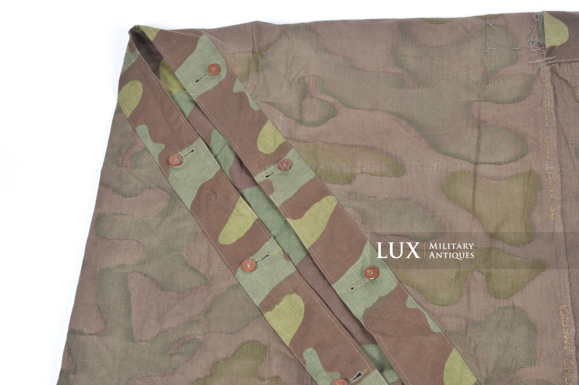 Rare German Heer / Luftwaffe italian camouflage shelter quarter / poncho - photo 22