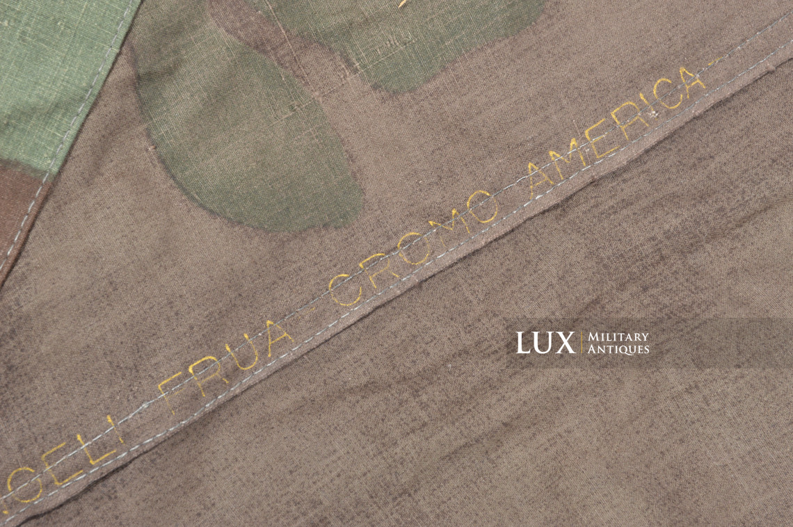 Rare German Heer / Luftwaffe italian camouflage shelter quarter / poncho - photo 25