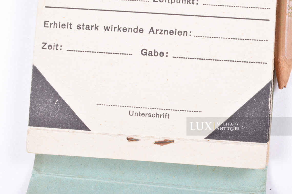 Carnet allemand d'étiquettes de blessés, « WUNDZETTEL » - photo 13