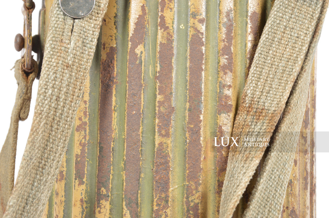 German Normandy camouflage gas mask canister set - photo 27
