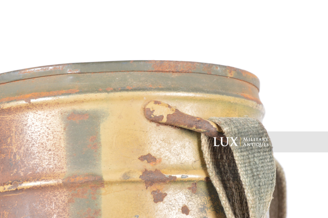 German Normandy camouflage gas mask canister set - photo 36