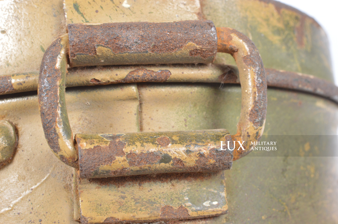 German Normandy camouflage gas mask canister set - photo 24