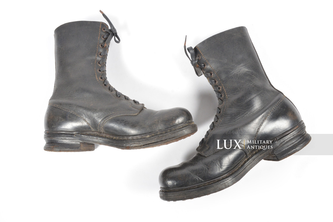 Bottes de saut de parachutiste allemand fin de guerre, « RBNr » - photo 8