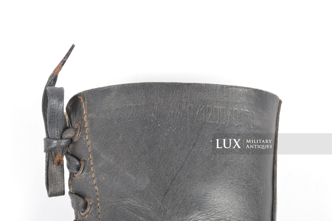 Bottes de saut de parachutiste allemand fin de guerre, « RBNr » - photo 15