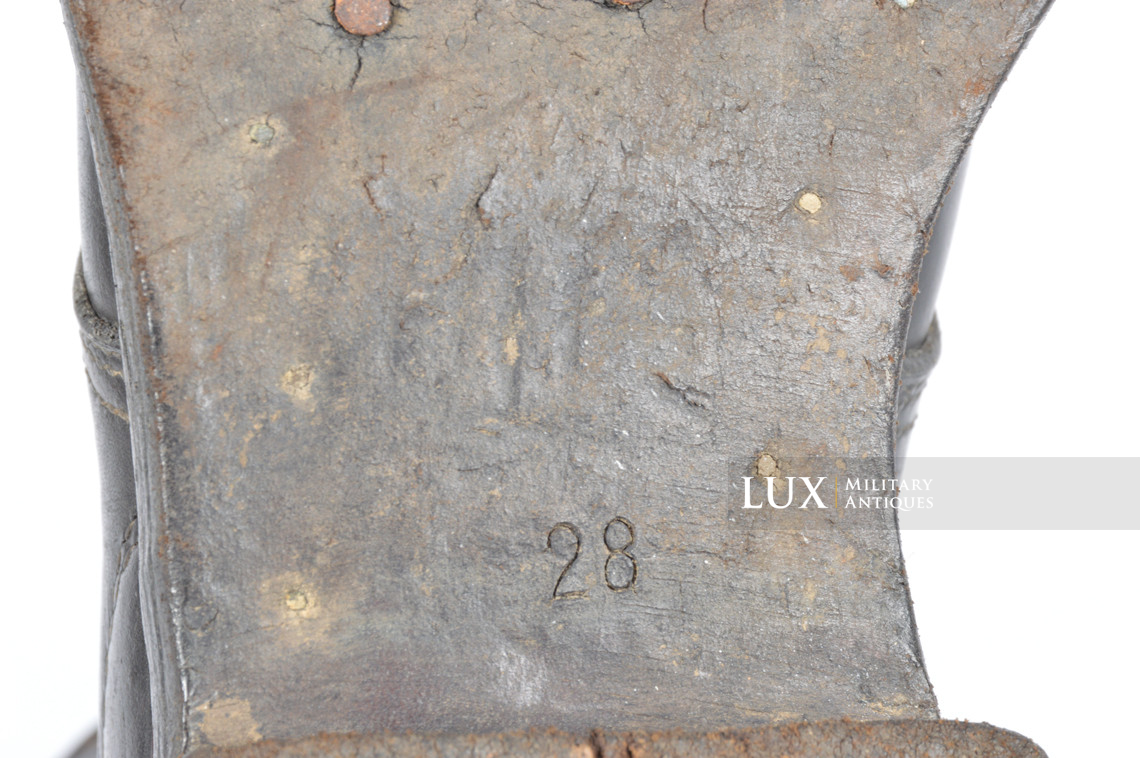 Bottes de saut de parachutiste allemand fin de guerre, « RBNr » - photo 21