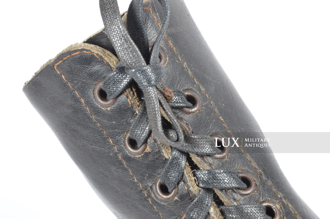 Bottes de saut de parachutiste allemand fin de guerre, « RBNr » - photo 24