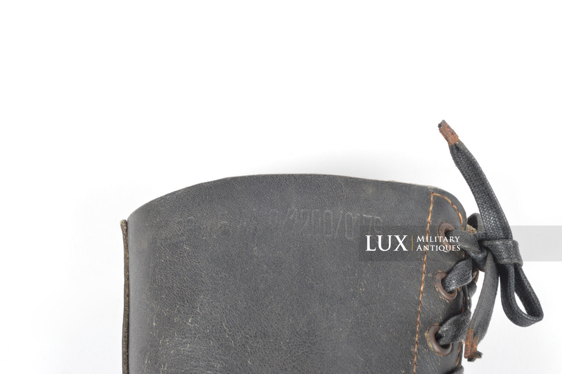 Bottes de saut de parachutiste allemand fin de guerre, « RBNr » - photo 35