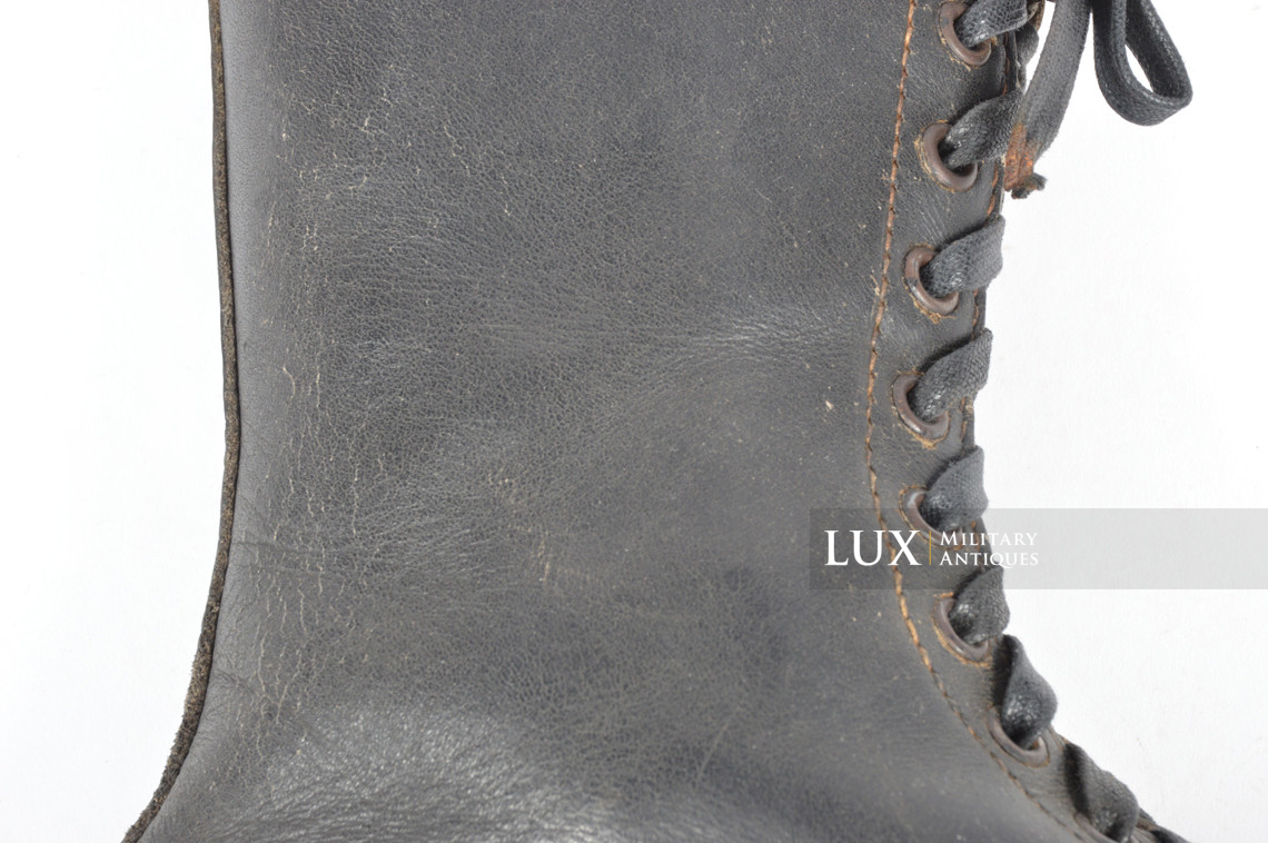 Bottes de saut de parachutiste allemand fin de guerre, « RBNr » - photo 36