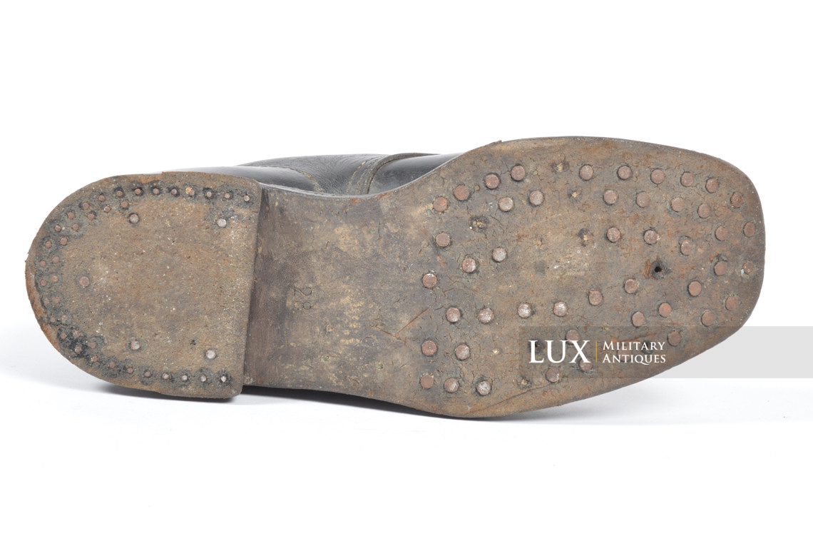 Bottes de saut de parachutiste allemand fin de guerre, « RBNr » - photo 39