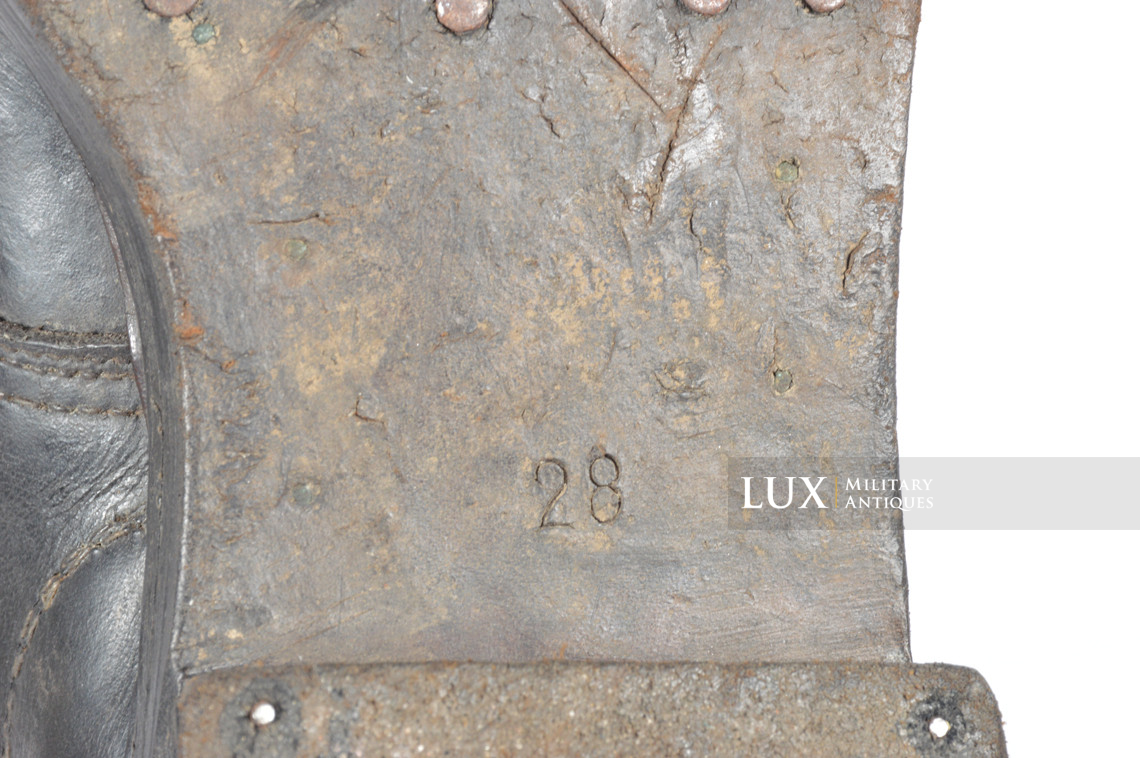 Bottes de saut de parachutiste allemand fin de guerre, « RBNr » - photo 41