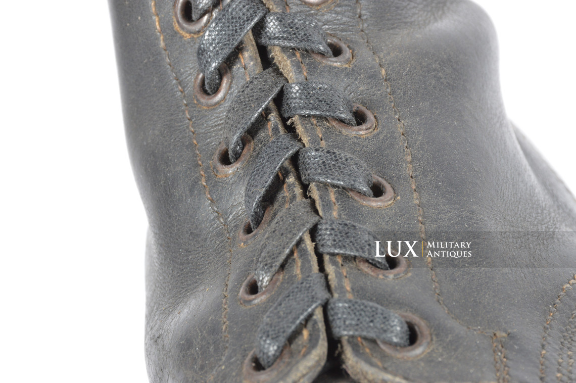 Bottes de saut de parachutiste allemand fin de guerre, « RBNr » - photo 46
