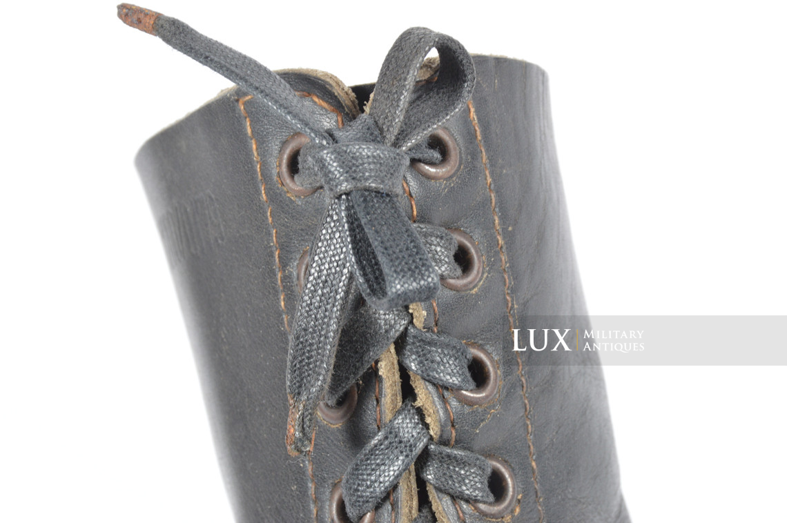 Bottes de saut de parachutiste allemand fin de guerre, « RBNr » - photo 47