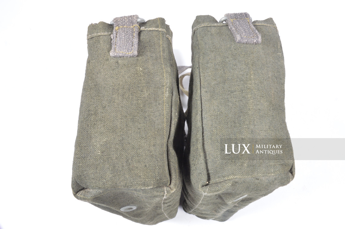 Rare German MG34/42 ammunition box carrying bags set - photo 20
