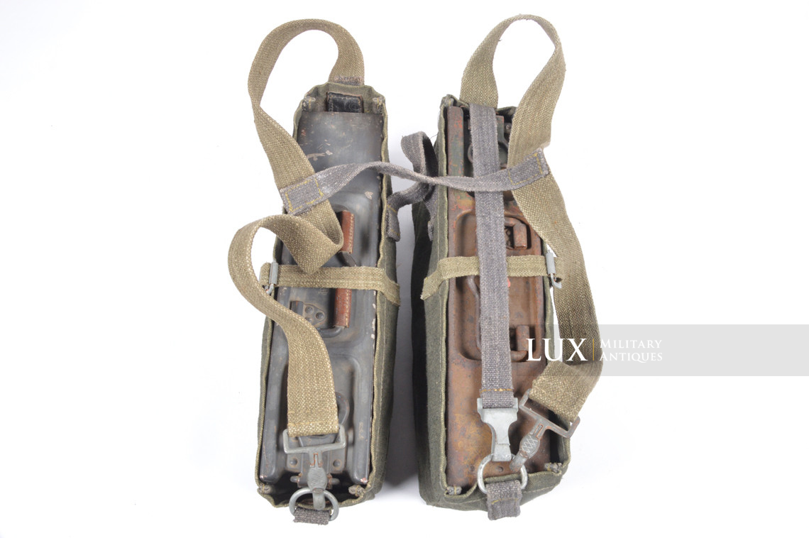 Rare German MG34/42 ammunition box carrying bags set - photo 29