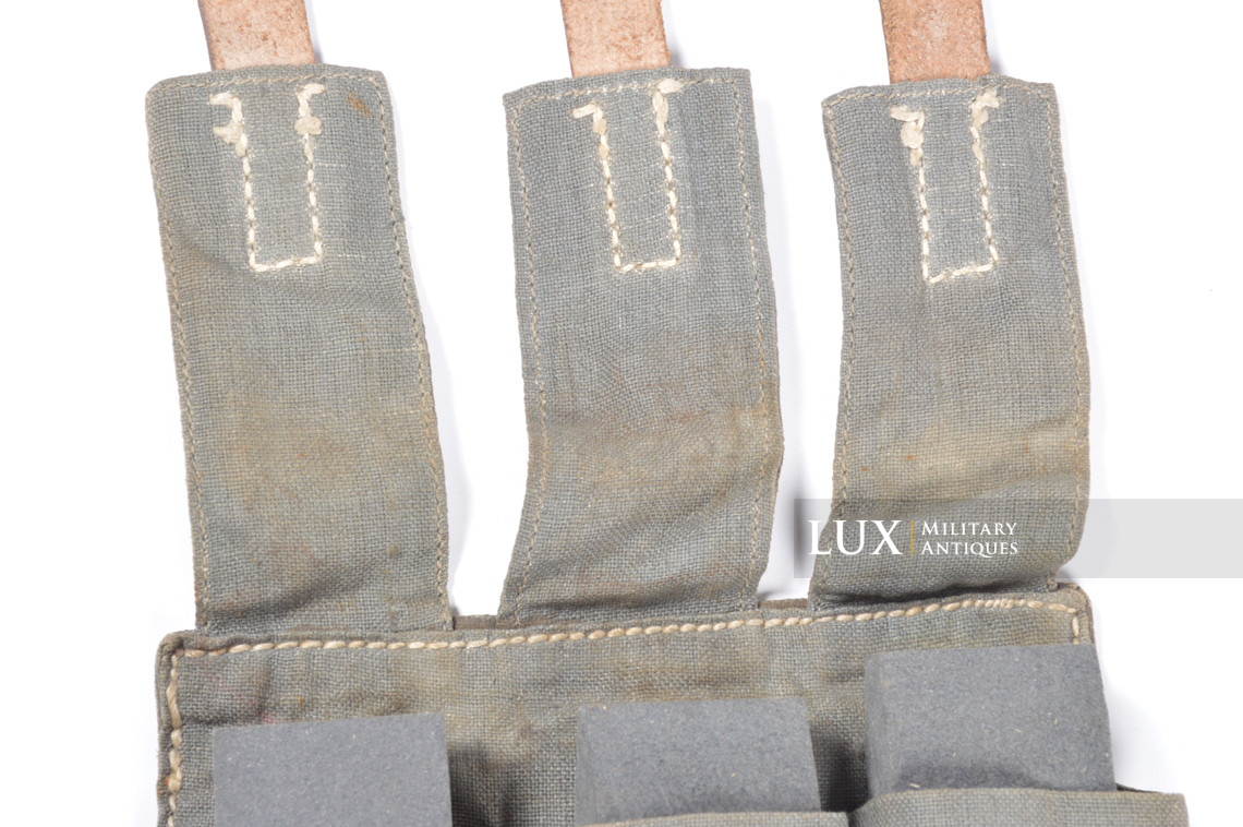 Rare late-war MP38u40 pouch in very thin material, « fkx 1943 » - photo 23