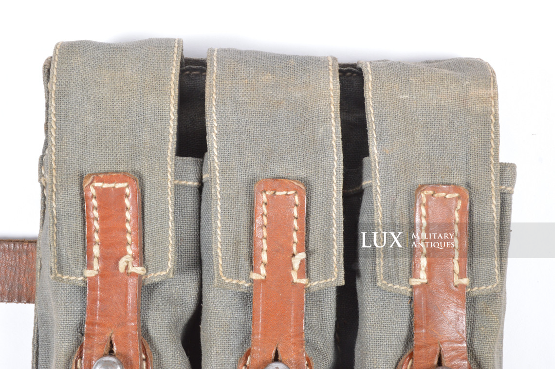Rare late-war MP38u40 pouch in very thin material, « fkx 1943 » - photo 8