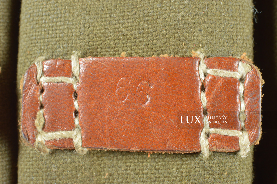 Extremely rare late-war bicolor MP38u40 magazine pouch, « dkk43 » - photo 10