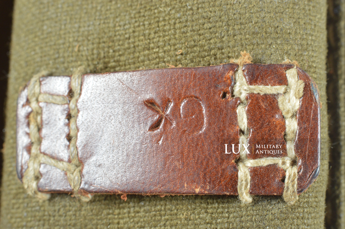 Extremely rare late-war bicolor MP38u40 magazine pouch, « dkk43 » - photo 11