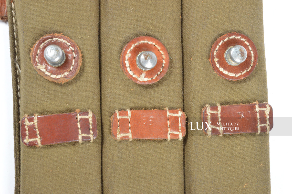 Extremely rare late-war bicolor MP38u40 magazine pouch, « dkk43 » - photo 27