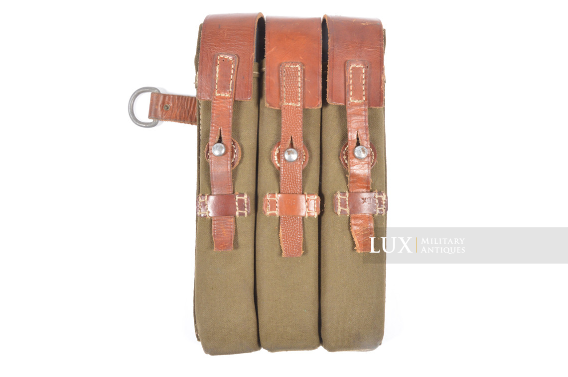 Extremely rare late-war bicolor MP38u40 magazine pouch, « dkk43 » - photo 4