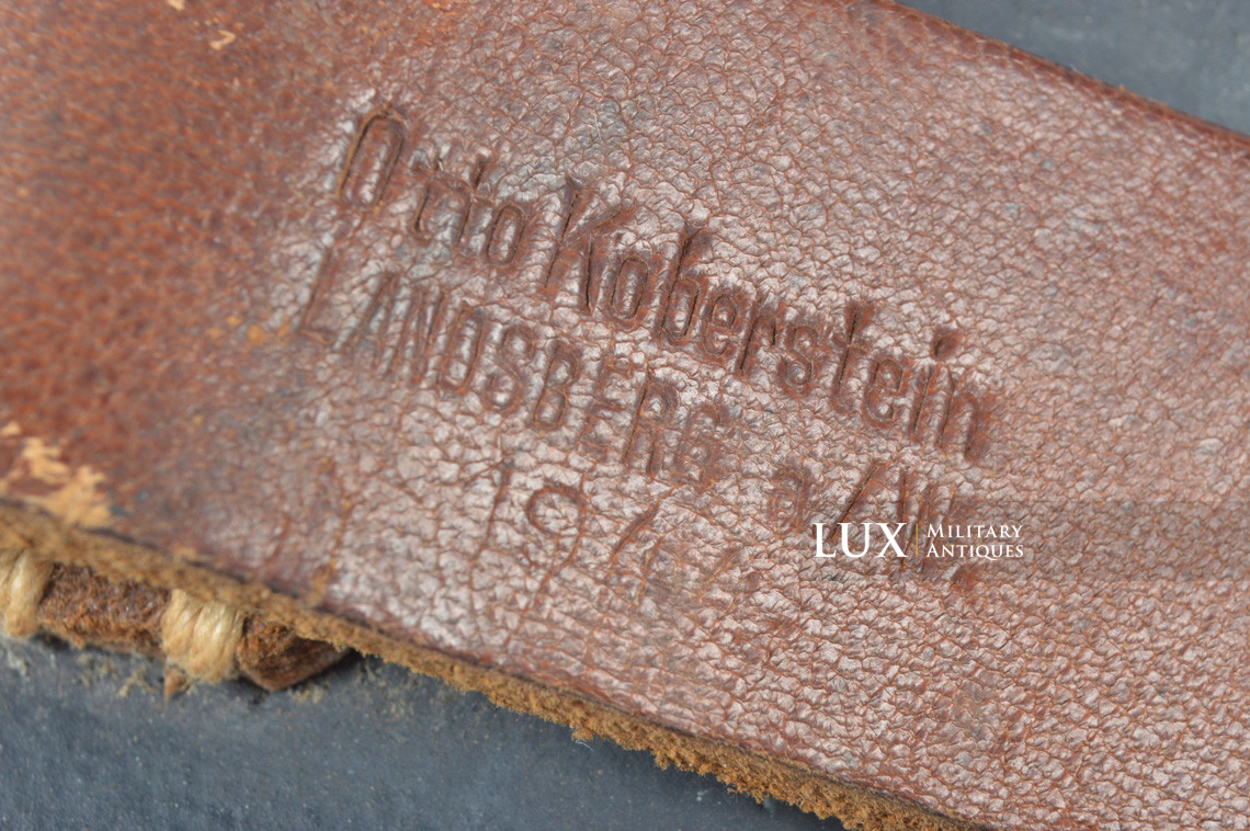 Very rare blue GW/K43 ammo pouch, « Otto Koberstein 1944 » - photo 17