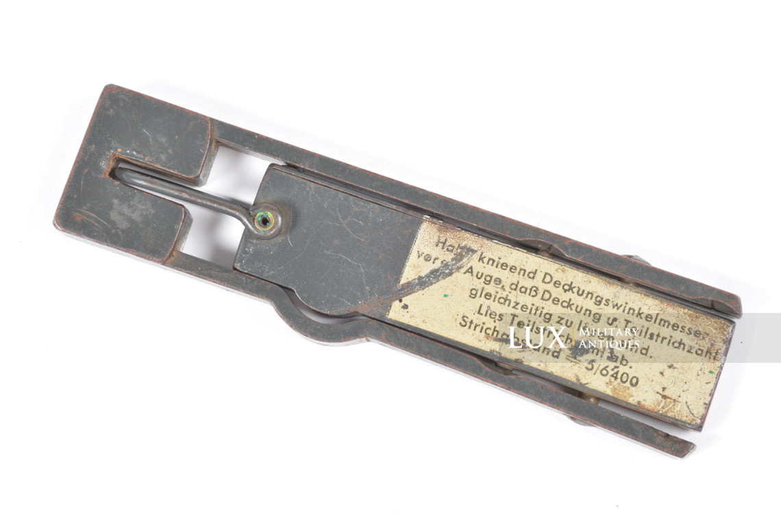 Instrument de mesure allemand, « Deckungswinkelmesser » - photo 9