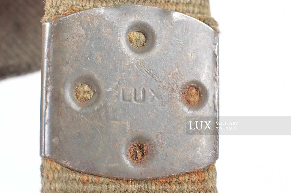 Rare German carrying strap for the late-war MG42 anti-aircraft light tripod, « Dreibein 40 » - photo 14