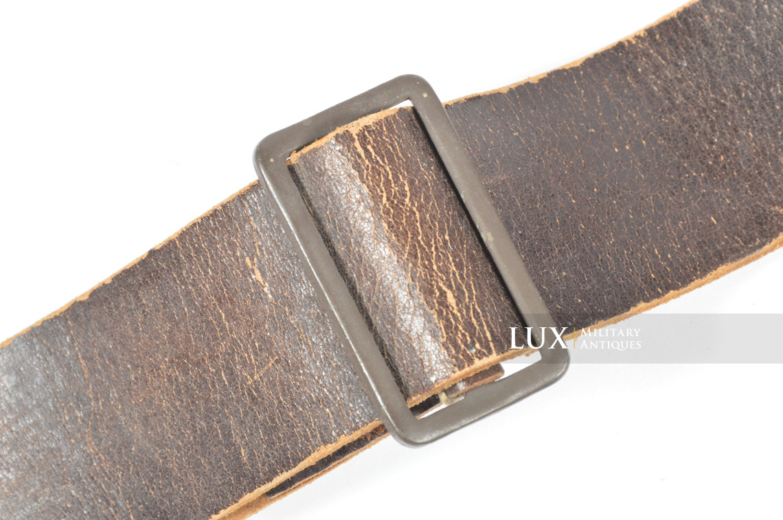 Rare German six pocket MP38/40 pouch carrying strap in leather, « eyp4 » - photo 12