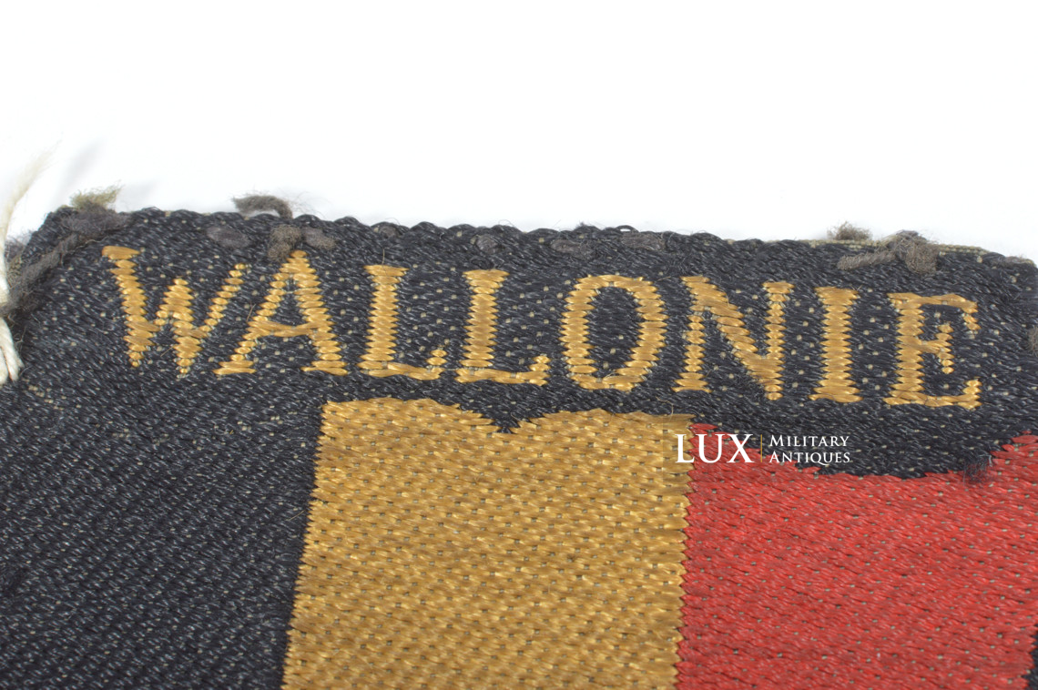 Rare Heer / Waffen-SS foreign volunteer « Wallonie » sleeve badge - photo 7