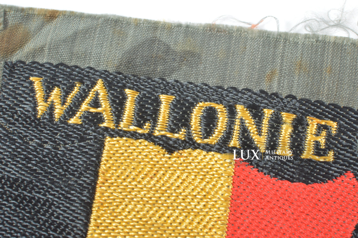 Rare Heer / Waffen-SS foreign volunteer « Wallonie » sleeve badge - photo 7