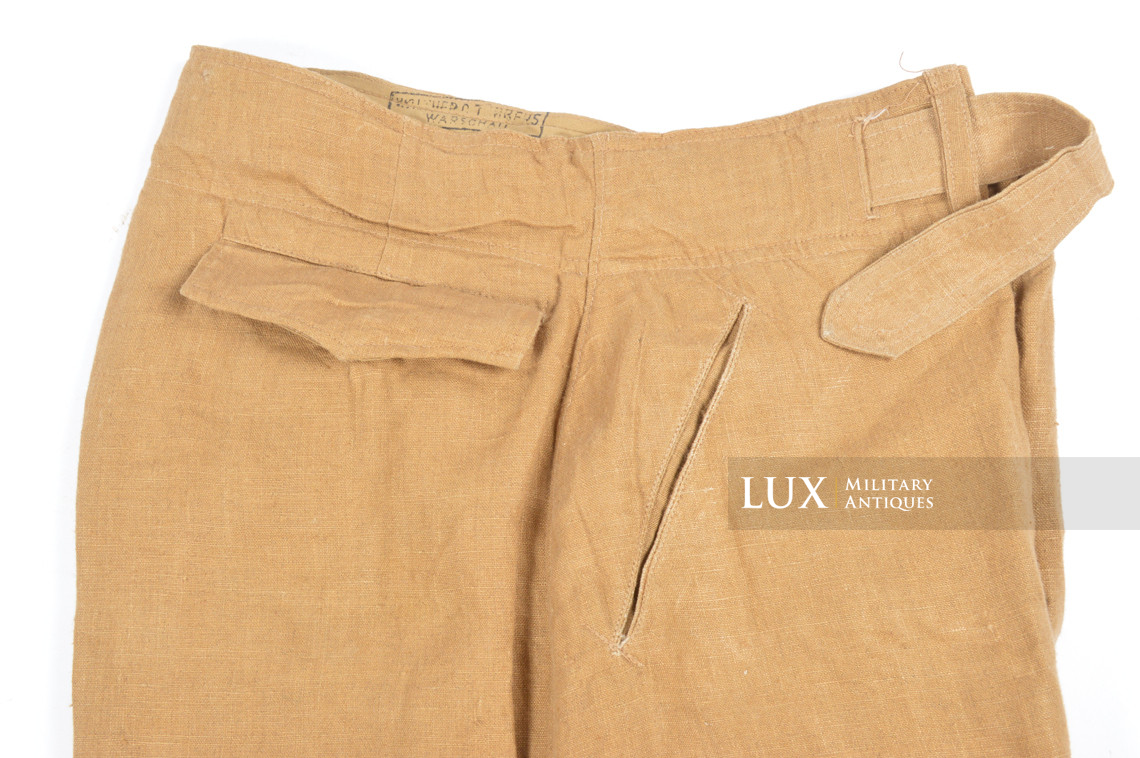 Luftwaffe tropical service trousers, « RAMCKE » - photo 14