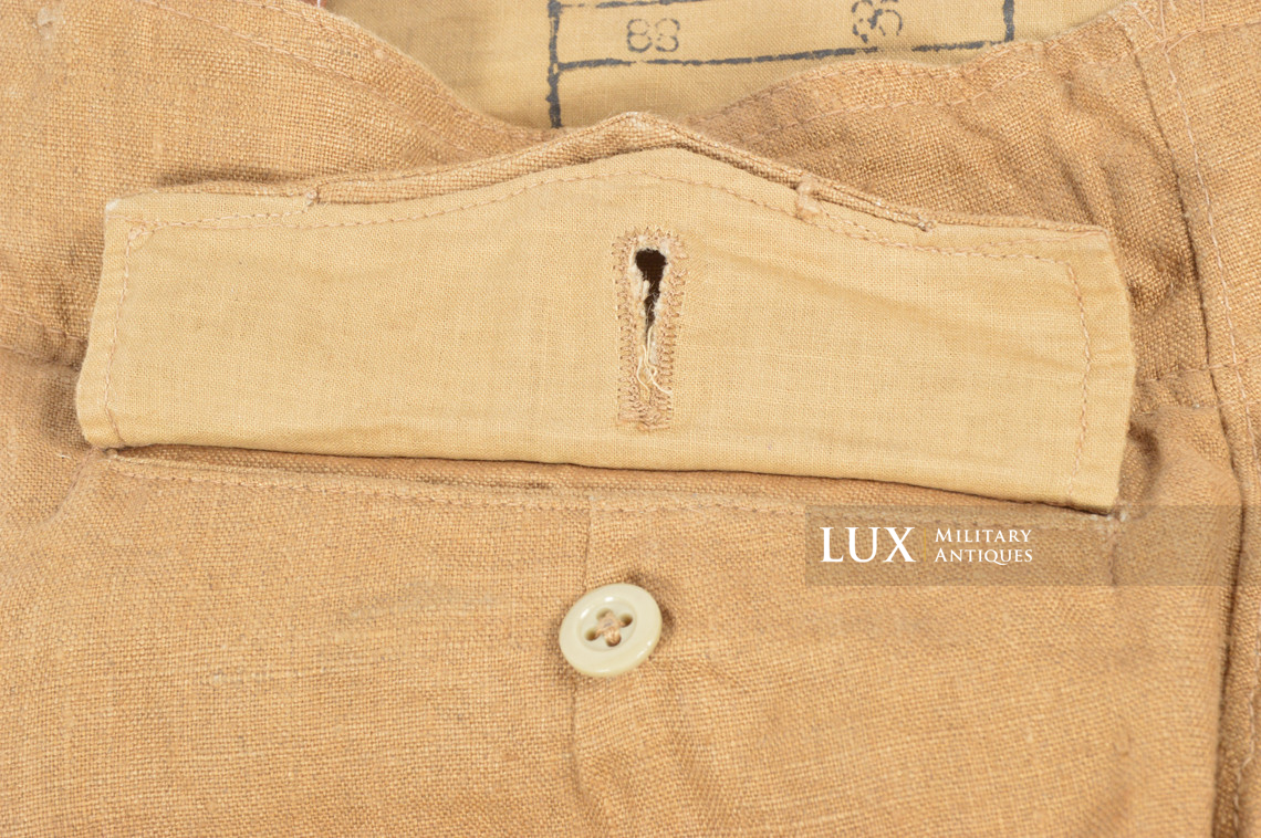 Luftwaffe tropical service trousers, « RAMCKE » - photo 15