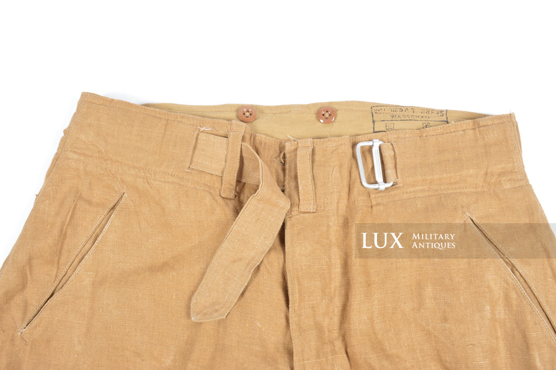 Luftwaffe tropical service trousers, « RAMCKE » - photo 21