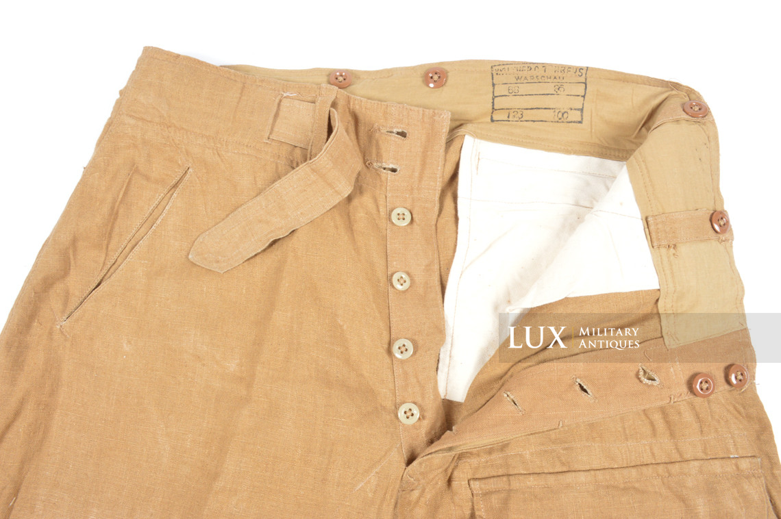 Luftwaffe tropical service trousers, « RAMCKE » - photo 24