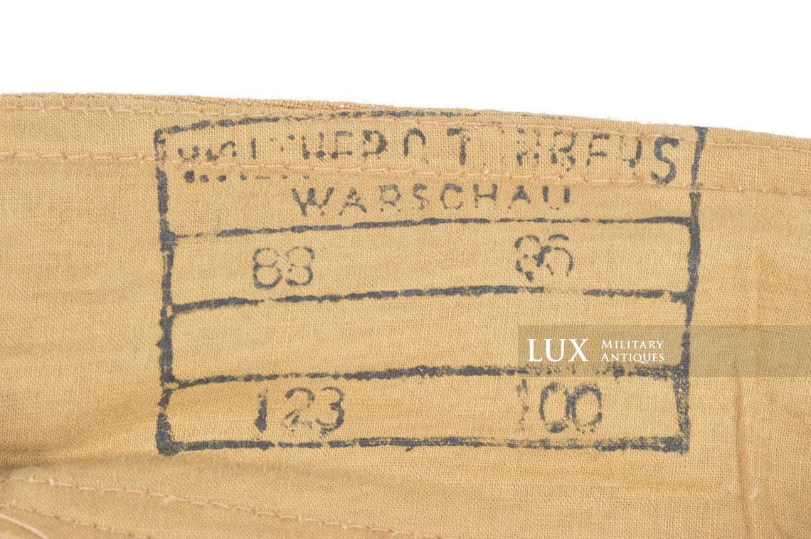 Luftwaffe tropical service trousers, « RAMCKE » - photo 26